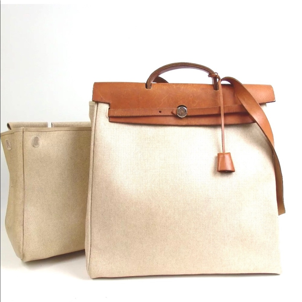 🎈SOLD🎈Authentic Hermes Canvas Shoulder Bag